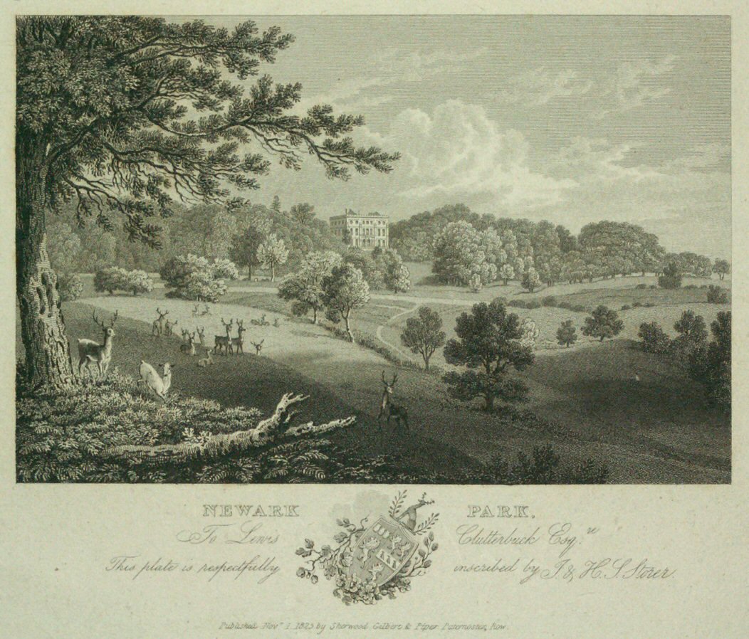 Print - Newark Park. To Lewis Clutterbuck Esqr. - Storer